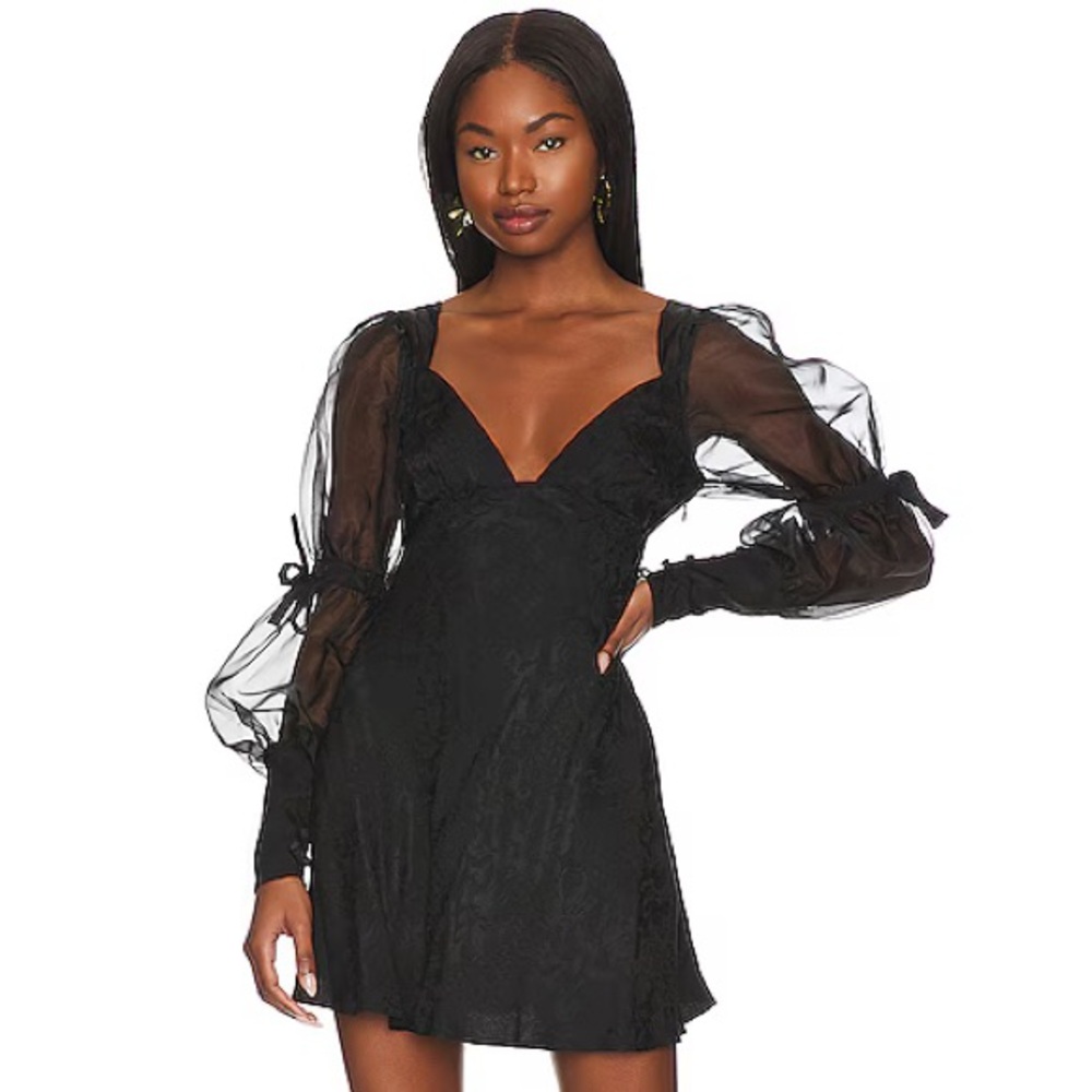 For love and lemons Gabrielle puff sleeve dress